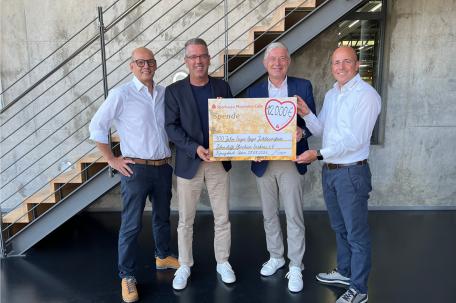 Spendenübergabe an Lebenshilfe Pforzheim 